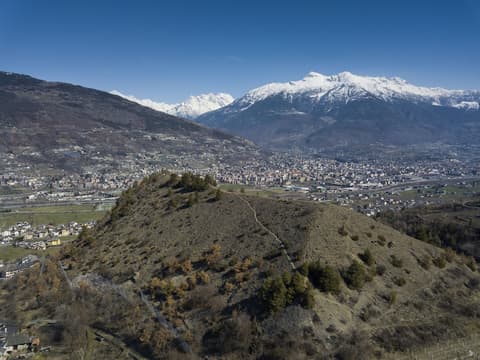 La Moraine Enchantée, View from property