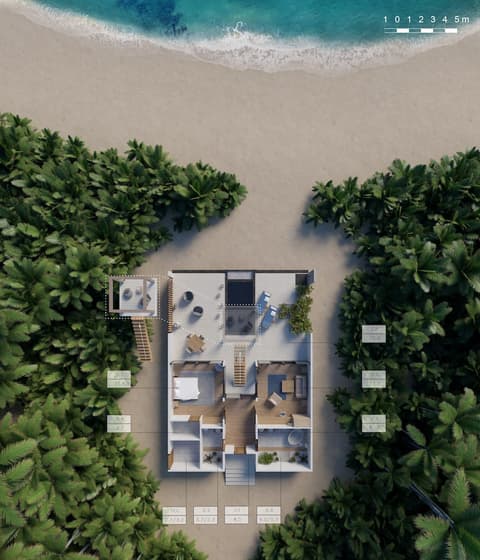 Kuredhivaru Resort & Spa Maldives, Floor plan