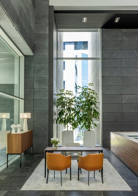 Hotel ILUNION Atrium, Interior entrance