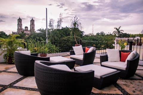 El Mesón del Marqués, Terrace/patio