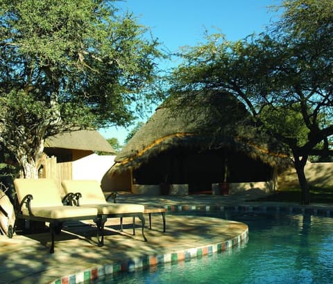 Zebra Kalahari Lodge, Outdoor pool