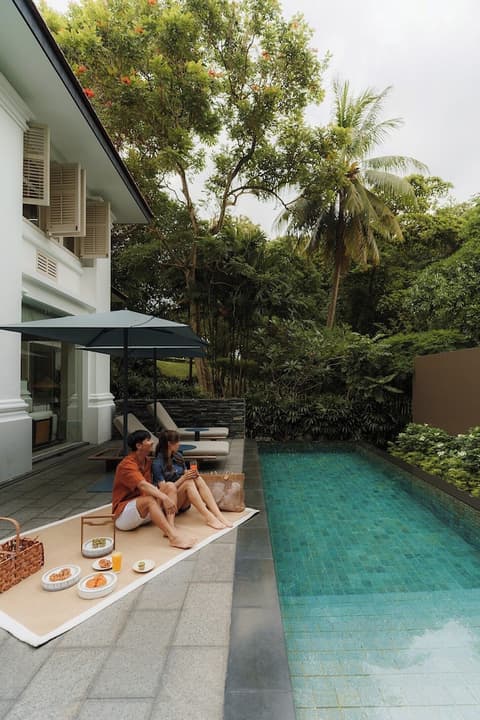 Capella Singapore, Balcony