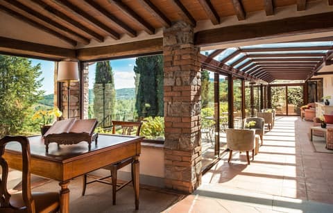 Castello di Spaltenna- Small Luxury Hotels of the World, Lobby sitting area