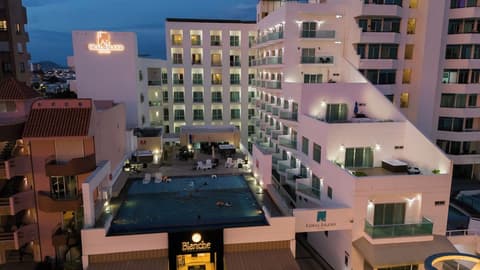 Coral Island Hotel, Front of property - evening/night