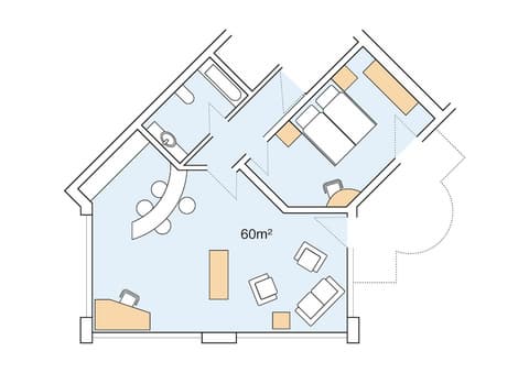Hotel Arkadia, Floor plan