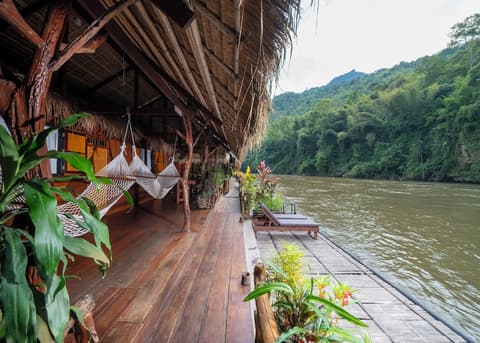 River Kwai Jungle Rafts, View from room