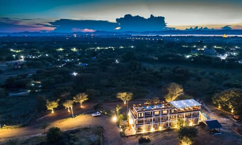 Bagan Vertex Hotel, Aerial view