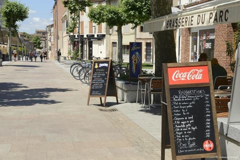 Hôtel Brasserie du Parc, Property entrance