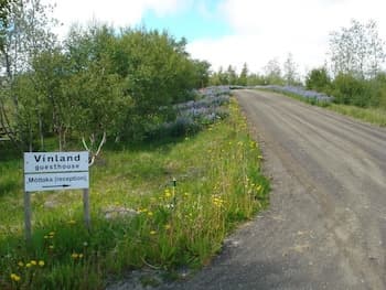 Vínland Guesthouse, Property grounds