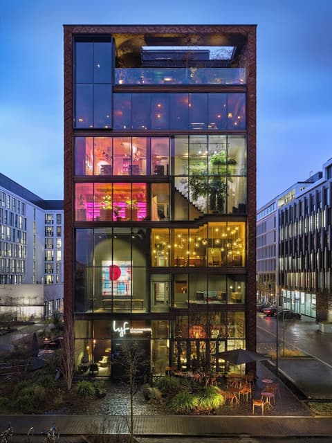 lyf East Frankfurt, Front of property - evening/night
