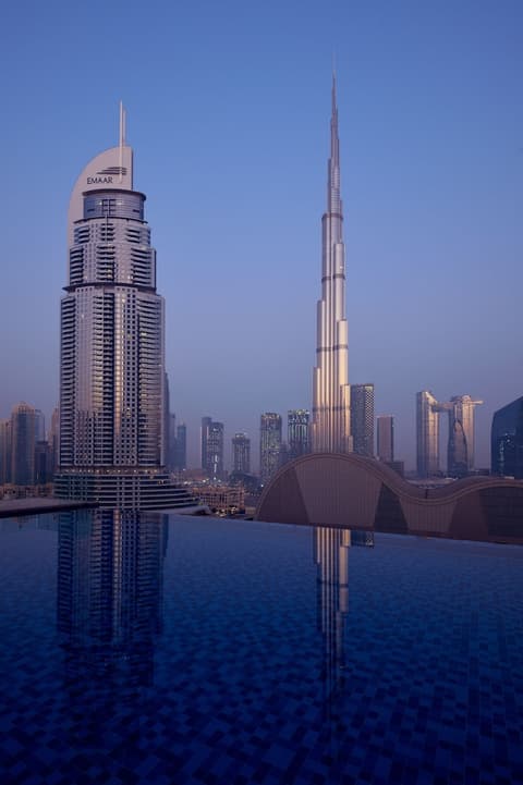 Address Dubai Mall, Outdoor pool