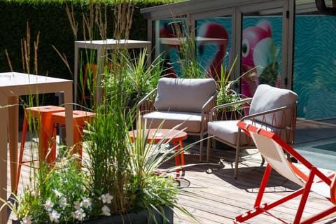 Hôtel Névé, Terrace/patio