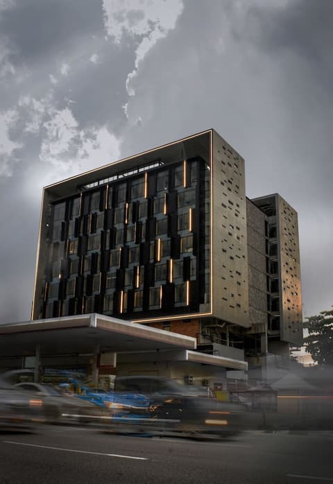 Kloe Hotel, Aerial view