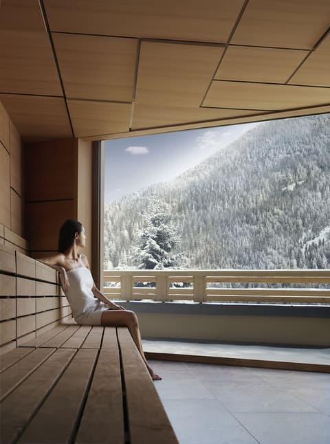 Lefay Resort & SPA Dolomiti, Sauna