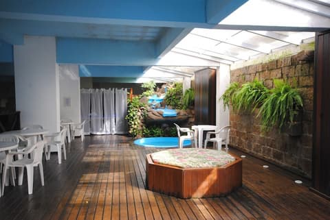 Hotel Rieger, Outdoor spa tub