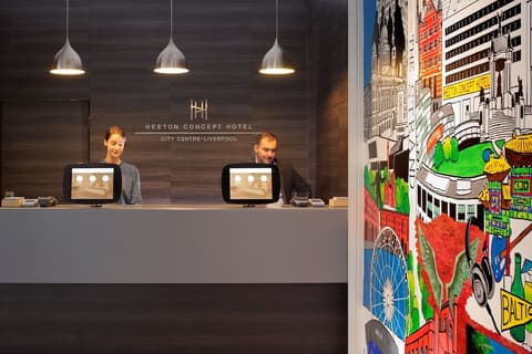Heeton Concept Hotel City Centre Liverpool, Reception