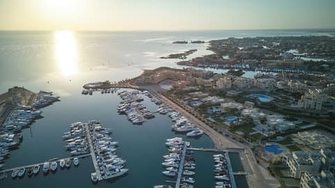 Fanadir Hotel El Gouna, Aerial view