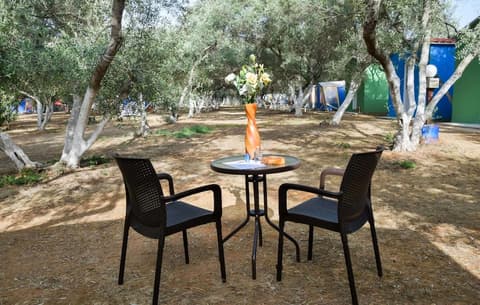 Camping Chania, Terrace/patio