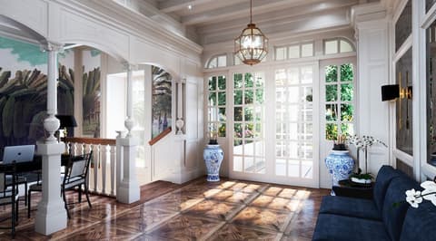 Hotel Villa Favorita, Interior entrance