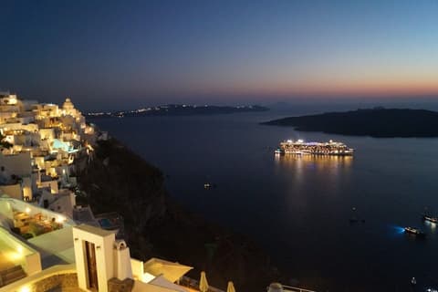 Loucas On The Cliff, Aerial view