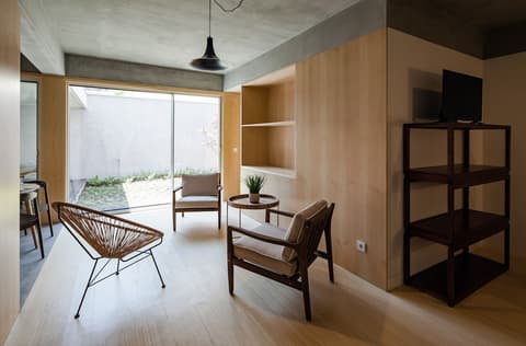 Aparthotel Oporto Anselmo, Living area