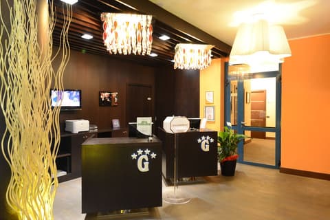 Hotel Guglielmo, Check-in/check-out kiosk