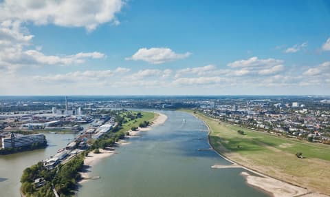 Living Hotel Düsseldorf, Aerial view