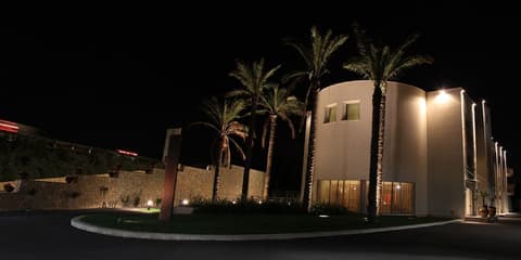Palazzo Giordano Bruno, Front of property - evening/night