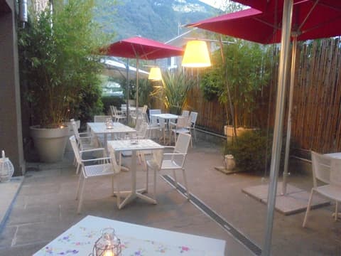 Spluga Sosta & Hotel, Terrace/patio