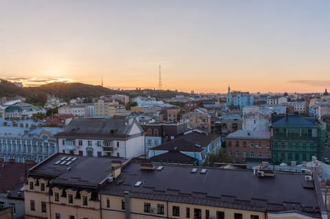 Fairmont Grand Hotel Kyiv, View from room