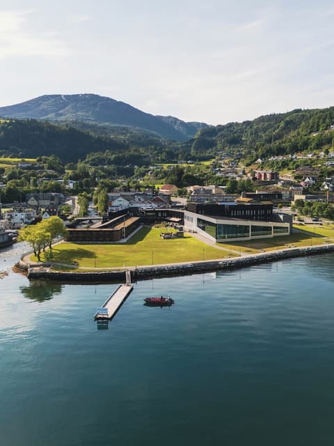 Hardangerfjord Hotel, Aerial view