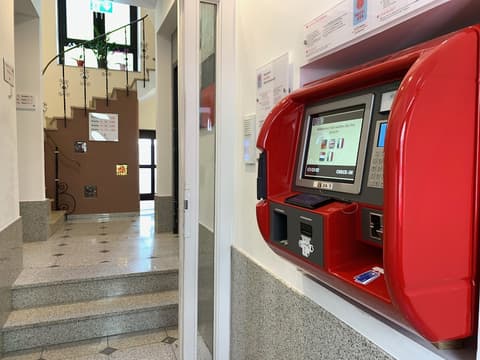 Hotel B54 Heidelberg, Check-in/check-out kiosk