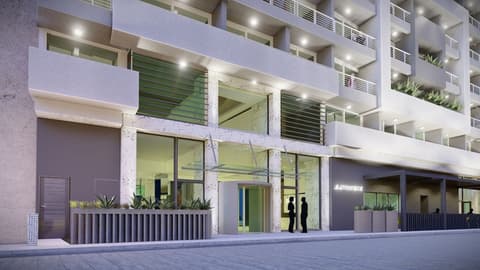 Mayflower Hotel, Front of property