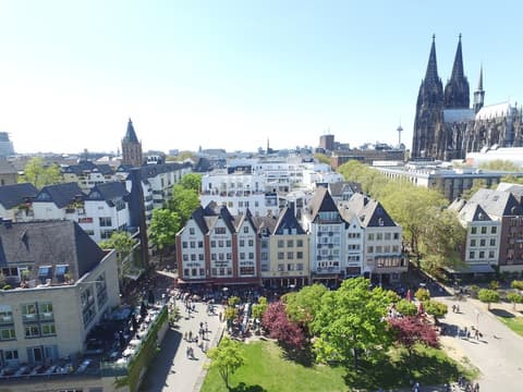 Kunibert der Fiese, Aerial view