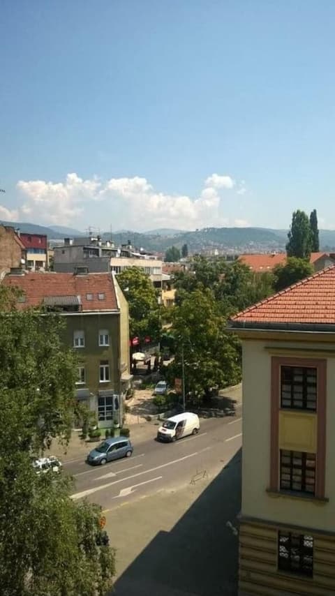 Hotel Cosmopolit, View from room