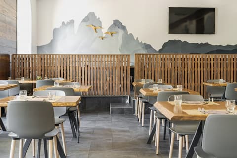 B&B Hotel Passo Tre Croci Cortina, Breakfast area