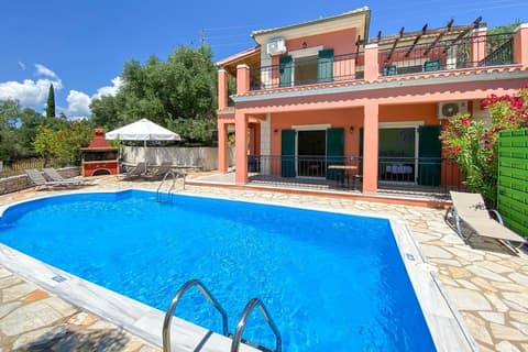 Villa Youla Large Private Pool Walk to Beach Sea Views A C Wifi Car Not Required - 1025, Room