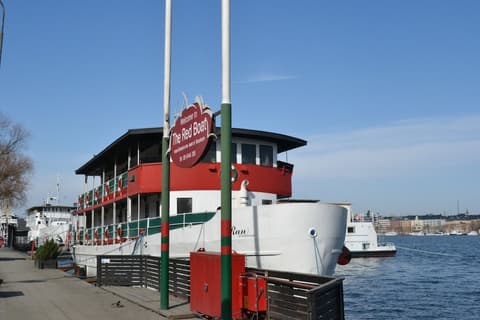 The Red Boat, Front of property