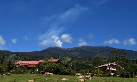 Guayabo Lodge, Aerial view