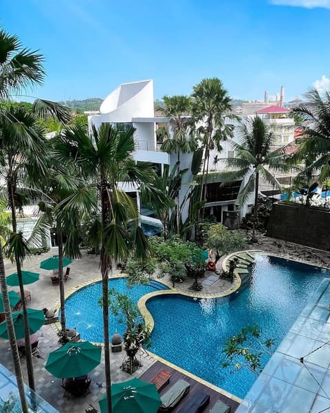 Blue Sky Hotel, View from room