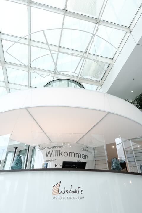 Webers - Das Hotel im RUHRTURM, Reception