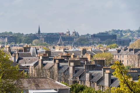 Crescent House, View from room