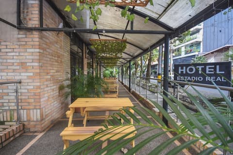 Hotel Estadio Real, Exterior detail