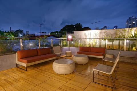 Golden Tower Express Berrini by Fênix Hotéis, Terrace/patio