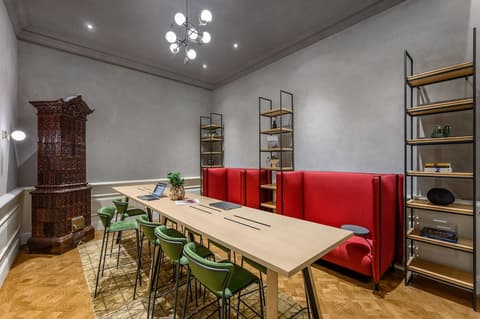 Hotel Oktogon Haggenmacher, Lobby sitting area