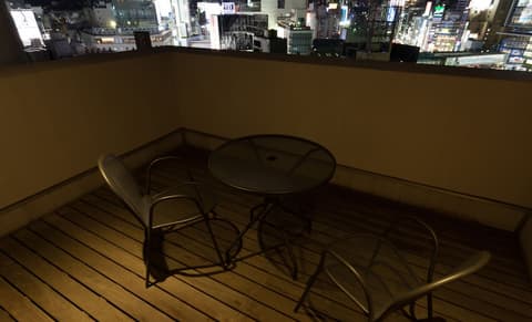 Shibuya Granbell hotel, Balcony