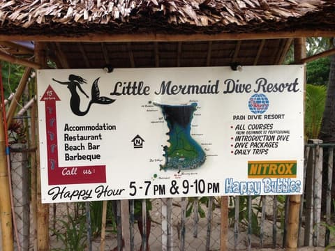 Little Mermaid Dive Resort, Property grounds