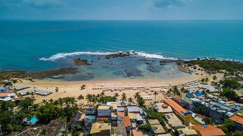 Sambass lounge beach cafe & Pousada, Aerial view