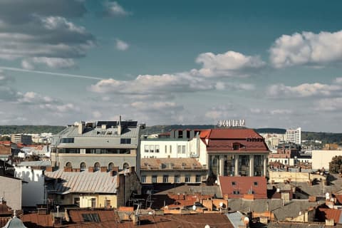 Rius Hotel Lviv, View from room