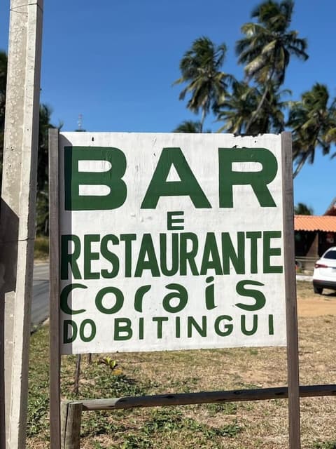 Pousada Corais do Bitingui, Beach bar
